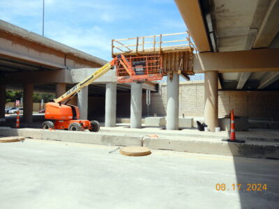 work on Norwood Dr. at SH 121/183