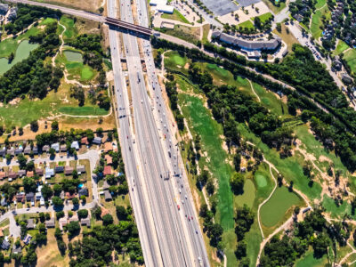  I-820 between Denton Hwy. 377 and Iron Horse Blvd. looking east