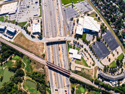  I-820 at Iron Horse Blvd. looking east