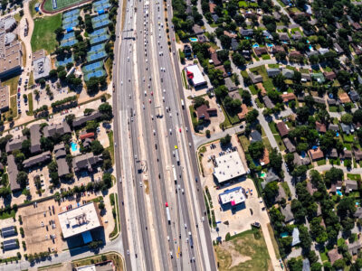  I-820 between Rufe Snow Dr. and Holiday Ln. looking east 