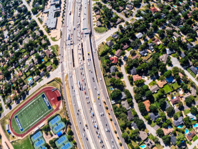  I-820 at Holiday Ln. looking east