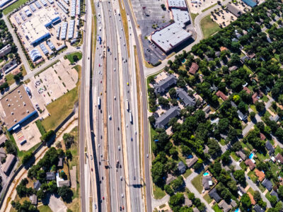 I-820 between Holiday Ln. and Texas Blvd. 26 looking east