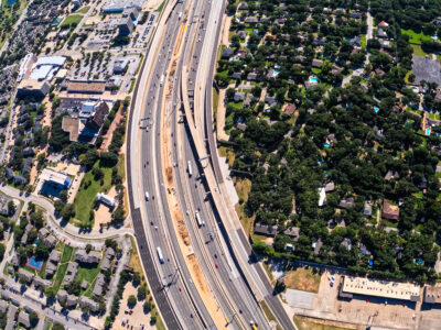 SH 121/183 between Bedford Euless Rd. and Precinct Line Rd. looking east