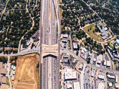  SH 121/183 at Brown Trail looking east