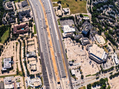  SH 121/183 between Central Dr. and the SH 121/183 split