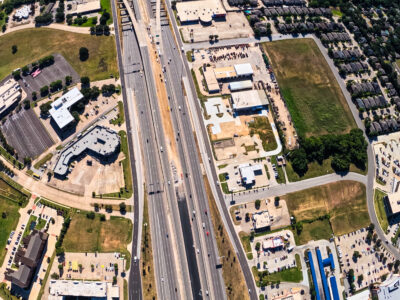 SH 183 between Westpark Way and Industrial Blvd. (FM 157) looking east 