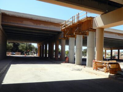 work on Forest Ridge Dr. at SH 121/183 