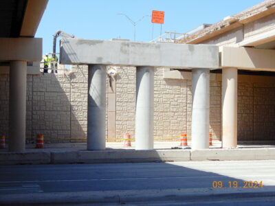 work on Forest Ridge Dr. at SH 121/183 