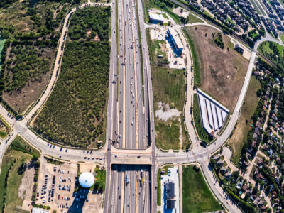 I-820 at Haltom Rd. looking east
