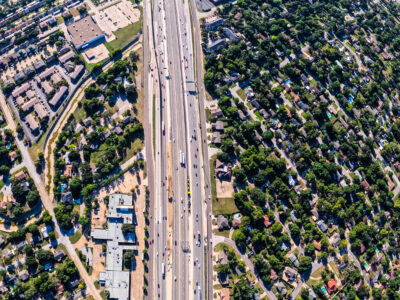 I-820 between Holiday Ln. and Texas Blvd. 26 looking east