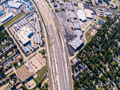 I-820 between Holiday Ln. and Texas Blvd. 26 looking east