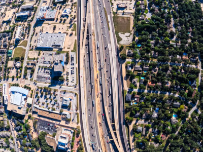 SH 121/183 between Bedford Euless Rd. and Precinct Line Rd. looking east