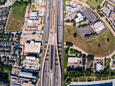 SH 183 between Industrial Blvd. (FM 157) and Westpark Way looking west