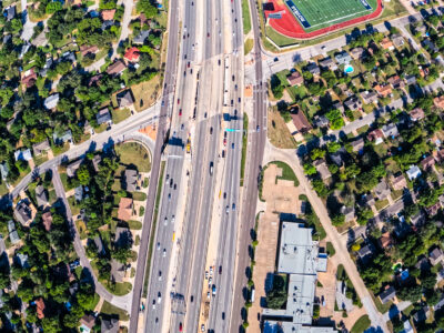  I-820 at Holiday Ln. looking west