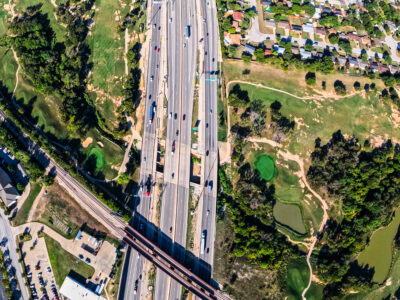 I-820 just west of Iron Horse Blvd. looking west