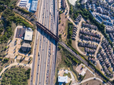  I-820 between Haltom Rd. and Denton Hwy. 377 looking east