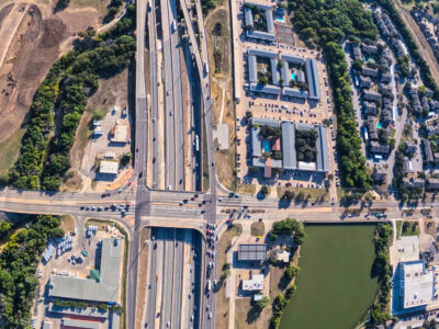 -820 at Denton Hwy. 377 looking east