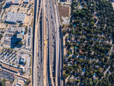 SH 121/183 between Bedford Euless Rd. and Precinct Line Rd. looking east