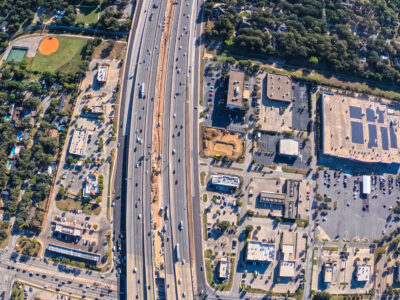  SH 121/183 between Precinct Line Rd. and Hurstview Dr. looking east