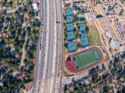  I-820 at Holiday Ln. looking west