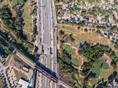  I-820 just west of Iron Horse Blvd. looking west