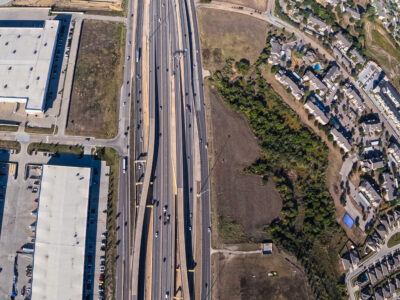  I-820 between Haltom Rd. and Beach St. looking west