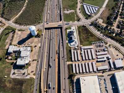I-820 at Haltom Rd. looking east