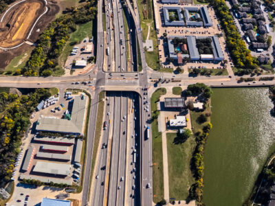 I-820 at Denton Hwy. 377 looking east