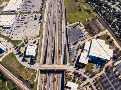 I-820 at Iron Horse Blvd. looking east