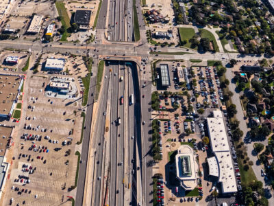I-820 at Rufe Snow Dr. looking east