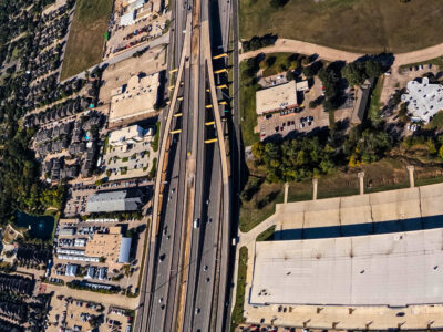 SH 183 between Industrial Blvd. (FM 157) and Westpark Way looking west