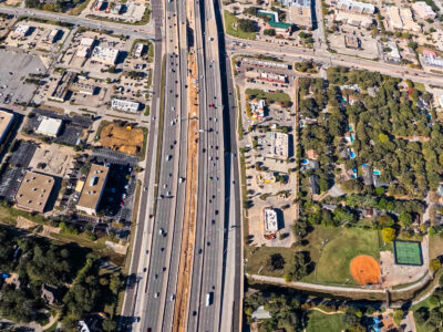 SH 121/183 between Hurstview Dr. and Precinct Line Rd. looking west