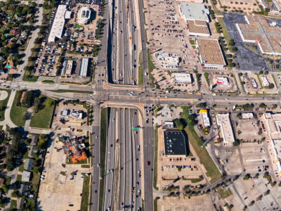 I-820 at Rufe Snow Dr. looking west