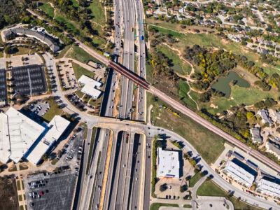 I-820 just west of Iron Horse Blvd. looking west