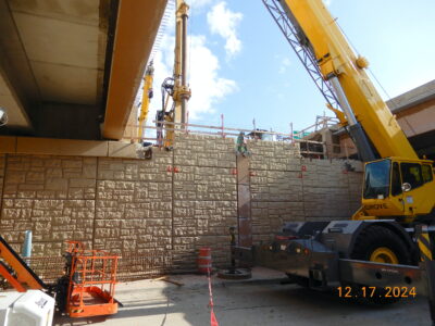 work at Central Dr. at SH 121/183