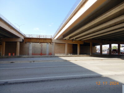 work at Central Dr. at SH 121/183