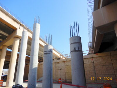 work at Bedford Rd. at SH 121/183