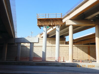 work at Bedford Rd. at SH 121/183