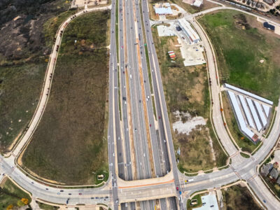 I-820 at Haltom Rd. looking east