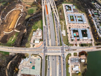 I-820 at Denton Hwy. 377 looking east