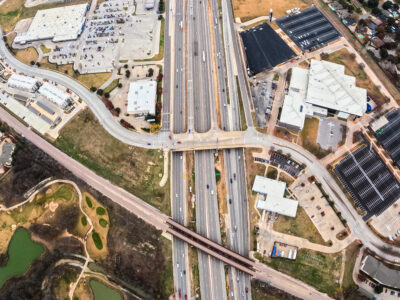 I-820 at Iron Horse Blvd. looking east