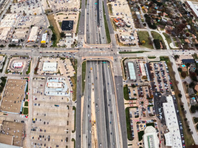 I-820 at Rufe Snow Dr. looking east