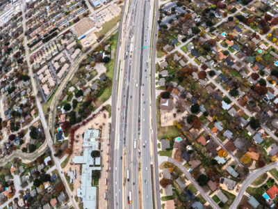 I-820 between Holiday Ln. and Texas Blvd. 26 looking east
