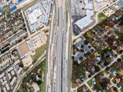 I-820 between Holiday Ln. and Texas Blvd. 26 looking east