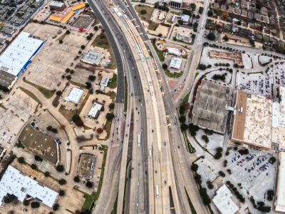 SH 121/183 at Bedford Euless Rd. looking east