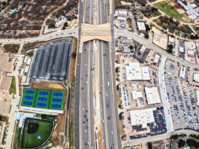 SH 121/183 at Brown Trail looking east