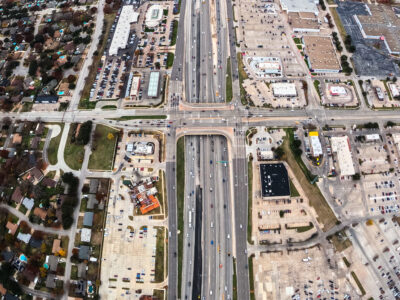 I-820 at Rufe Snow Dr. looking west