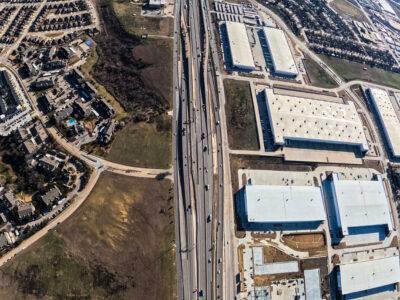 I-820 between Beach St. and Haltom Rd. looking east