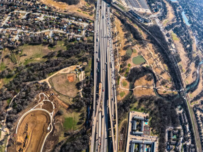  I-820 between Denton Hwy. 377 and Iron Horse Blvd. looking east