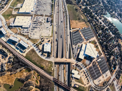 I-820 at Iron Horse Blvd. looking east